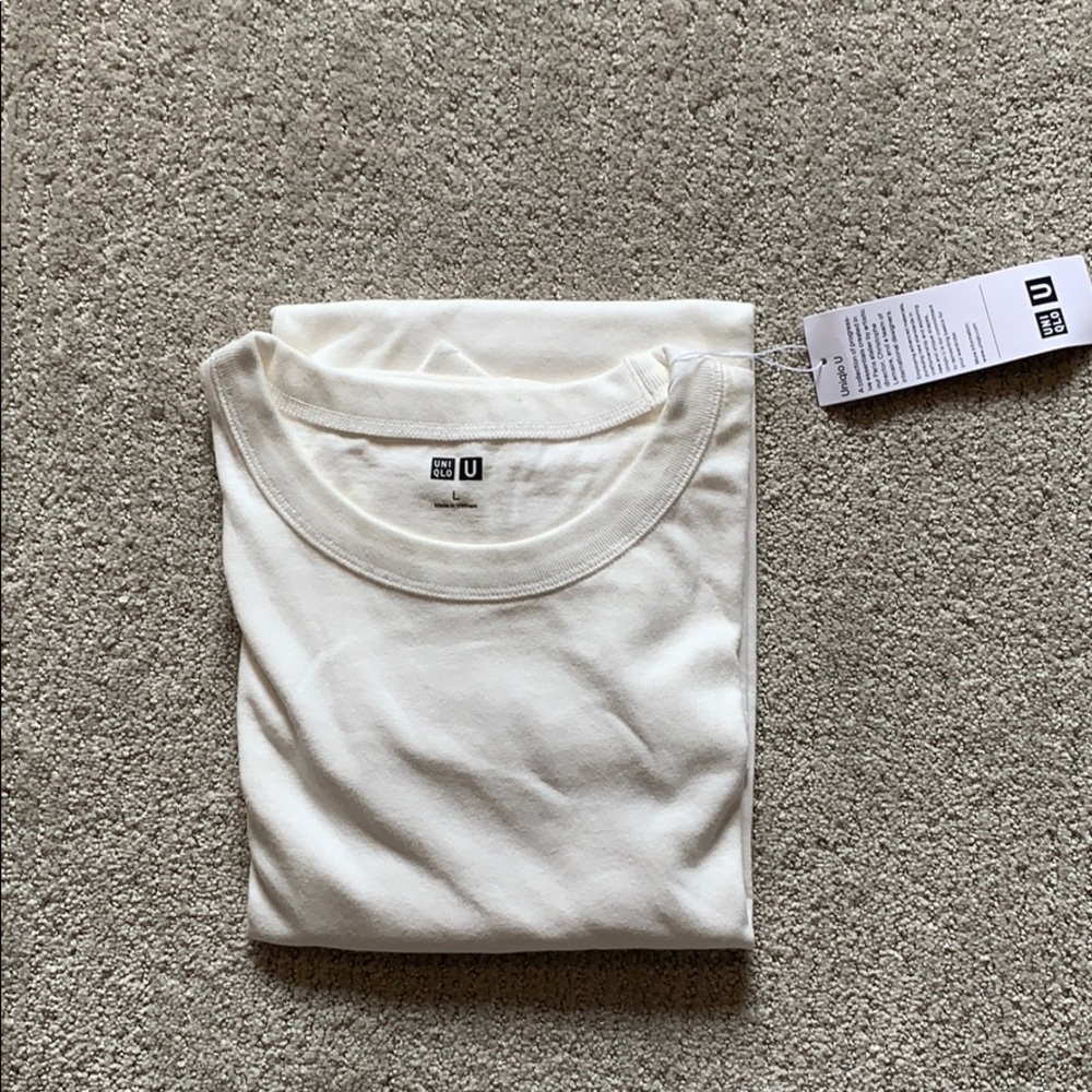 Uniqlo U White S/S Tee